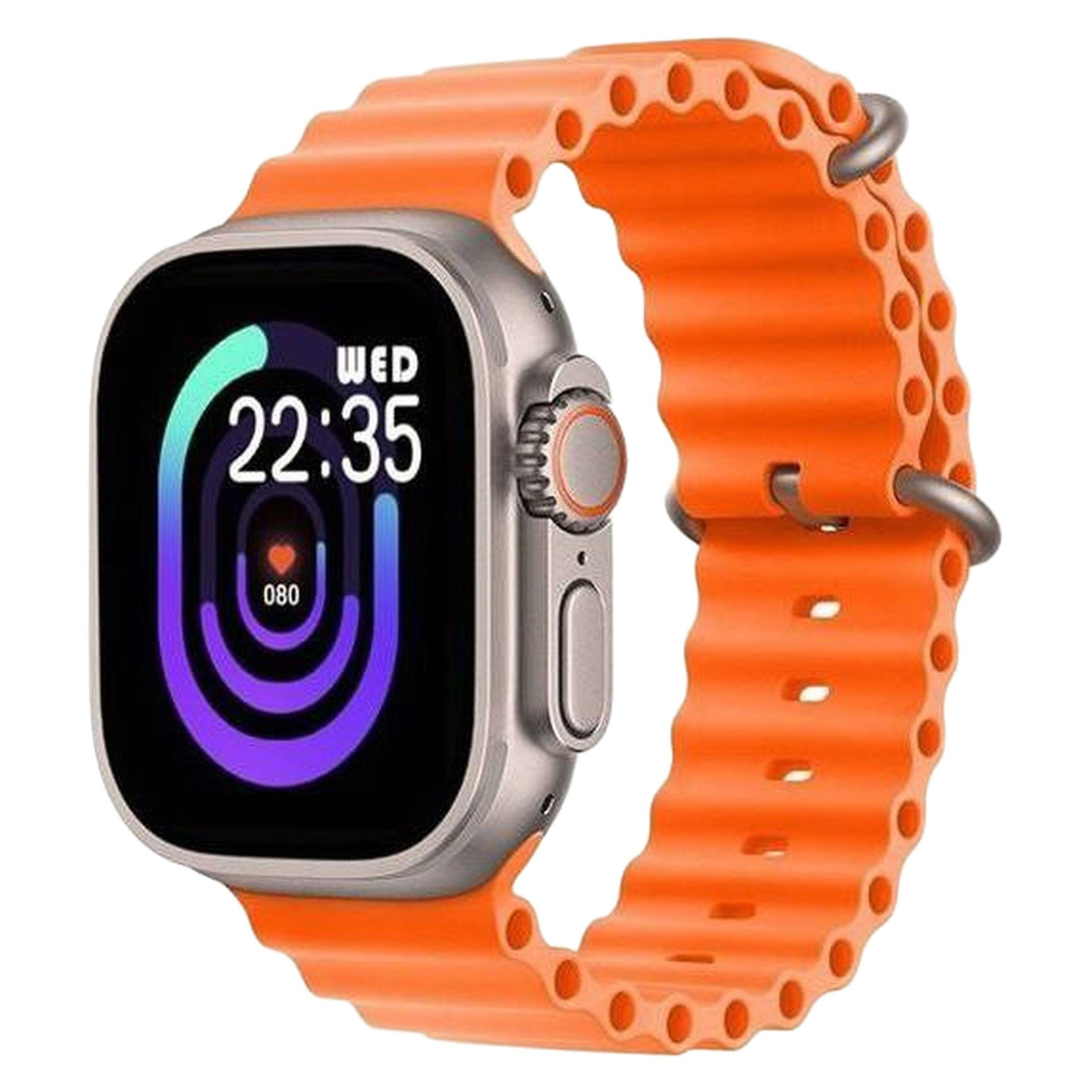 ساعت هوشمند مدل T1000ULTRA ORIG دارای قابلیت های صفحه نمایش لمسی، صفحه نمایش رنگی بند سیلیکون ساعت هوشمند مدل T1000ULTRA ORIG دارای قابلیت های صفحه نمایش لمسی، صفحه نمایش رنگی بند سیلیکون