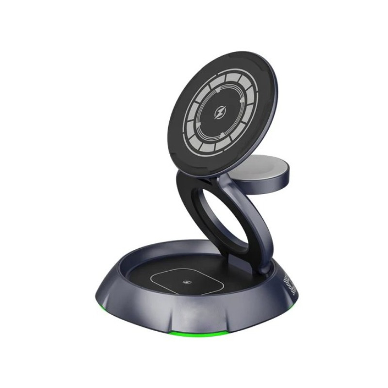 داک شارژ بی سیم مدل CD72 قابل چرخش 3 در 1 داک شارژ بی سیم مدل CD72 قابل چرخش 3 در 1