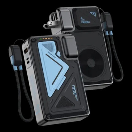 پاوربانک پاورولوجی مدل PPBMH104BK ظرفیت 20000 میلی آمپر ساعت