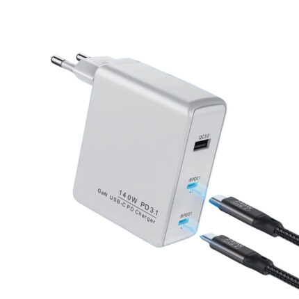 شارژر دیواری 140 وات کولا مدل PST-140UC2-LB