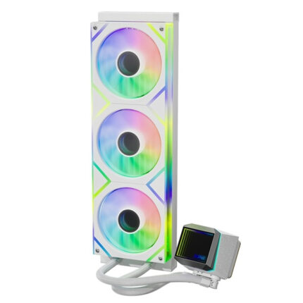 سیستم خنک‌کننده آبی ای دیتا ایکس پی جی مدل XPG LEVANTE II 360 White