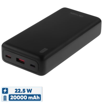 پاوربانک 22.5 وات اکسیژن مدل OX-70 ظرفیت 20000 میلی‌آمپر ساعت